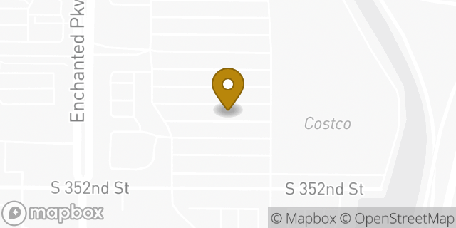 Map showing the location of ATM Costco in Federal Way, WA 98003