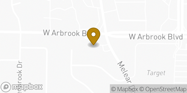 Map showing the location of Amazon Locker - Precession in Arlington, TX 76015