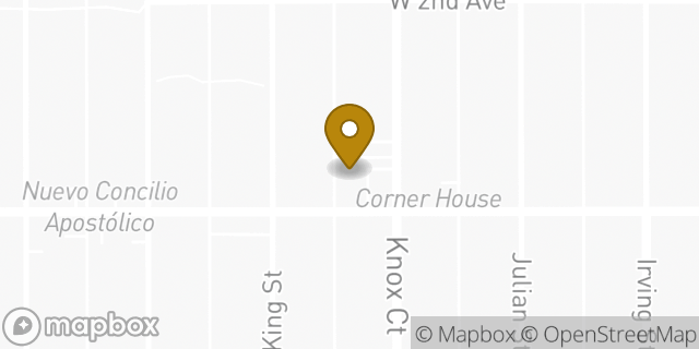 Map showing the location of ATM 7ELEVEN-FCTI in Denver, CO