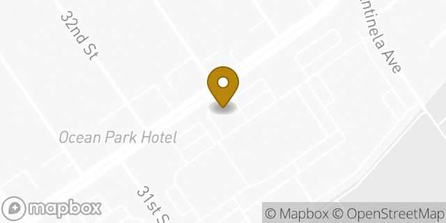 Map showing the location of Bank of America Financial Center & Drive-Thru ATM | Santa Monica Business Park in Santa Monica, CA 90405