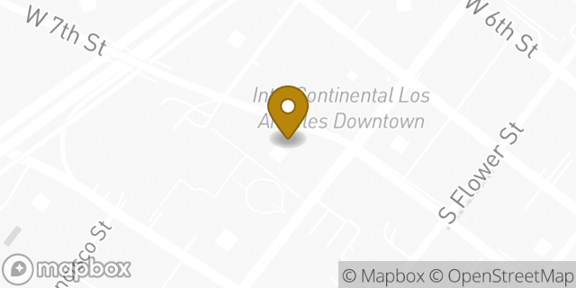 Map showing the location of Chase Bank in Los Angeles, CA 90017