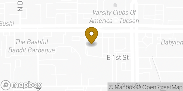 Map showing the location of CVS Pharmacy in Tucson, AZ 85716