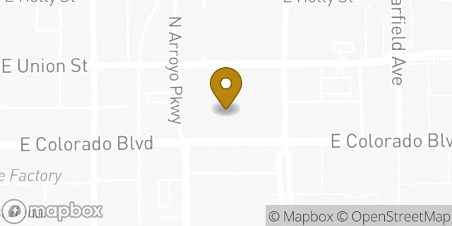 Map showing the location of Pasadena-Colorado E. in Pasadena, CA 91105