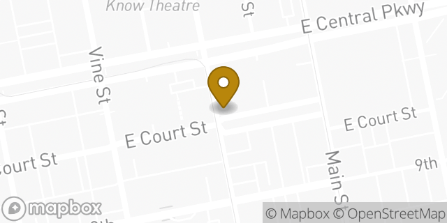 Map showing the location of Kroger in Cincinnati, OH 45202