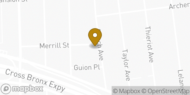 Map showing the location of Amazon Locker - Kiwi in Bronx, NY 10460
