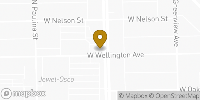 Map showing the location of Baskin-Robbins in Chicago, IL 60657