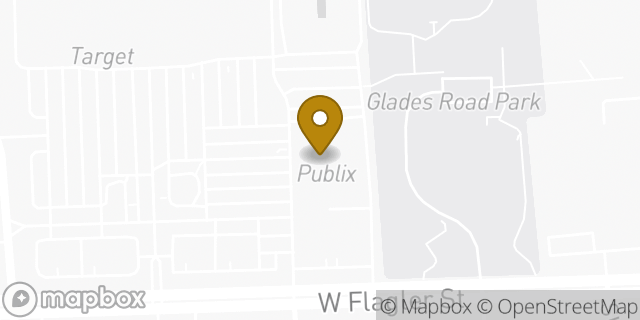 Map showing the location of Publix in Miami, FL 33174
