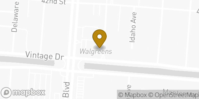 Map showing the location of ATM Walgreens in Kenner, LA 70065