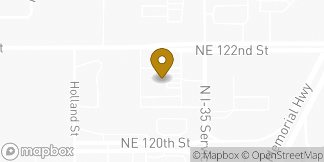 Map showing the location of Amazon Locker - Valeriana in Oklahoma City, OK 73131
