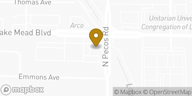 Map showing the location of 7-Eleven in North Las Vegas, NV 89030
