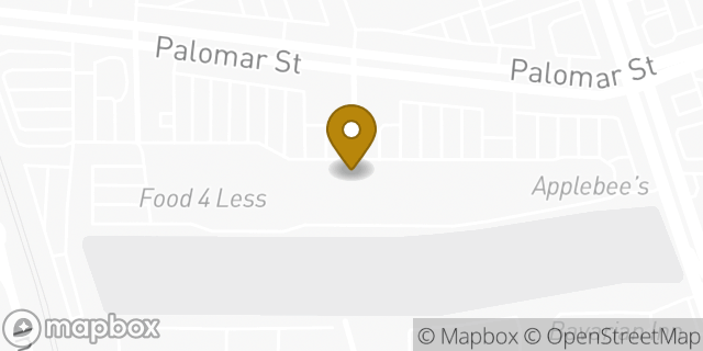 Map showing the location of Subway in Chula Vista, CA 91911