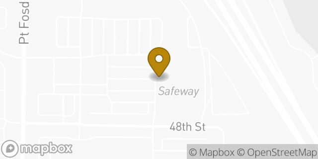 Map showing the location of Amazon Locker - Kebab in Gig Harbor, WA 98335