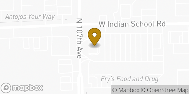 Map showing the location of McDonald's in Avondale, AZ 85392
