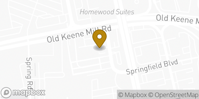 Map showing the location of Amazon Locker - Casey in Springfield, VA 22150