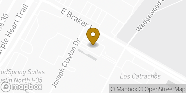 Map showing the location of Amazon Locker - Bar in Austin, TX 78753