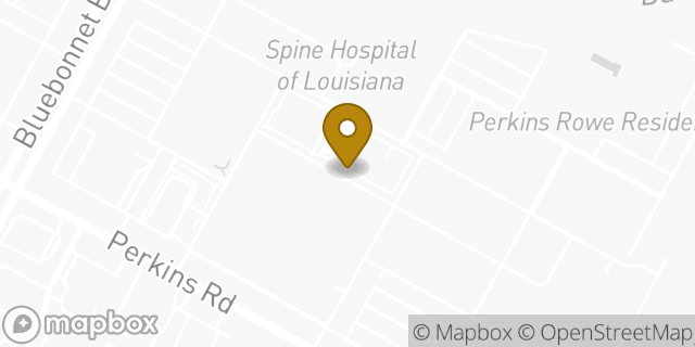 Map showing the location of Sunglass Hut in Baton Rouge, LA 70810