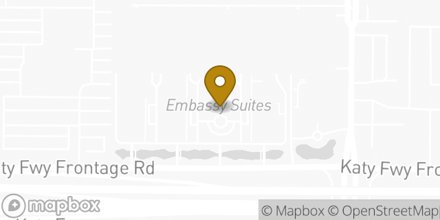 Map showing the location of National Car Rental in Houston, TX 77079