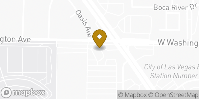 Map showing the location of McDonald's in Las Vegas, NV 89107