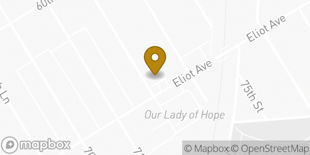 Map showing the location of Amazon Locker - Jonah in Middle Village, NY 11379