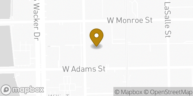 Map showing the location of Citi in Chicago, IL 60606