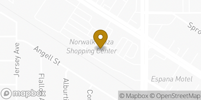 Map showing the location of TJ Maxx in Norwalk, CA 90650