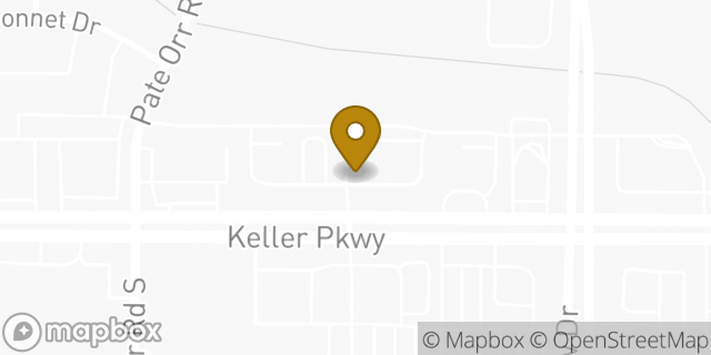 Map showing the location of Hotworx in Keller, TX 76248