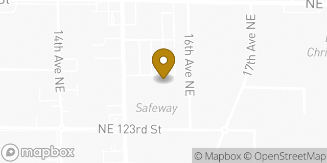 Map showing the location of Amazon Locker - Trudy in Seattle, WA 98125