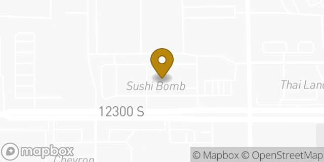Map showing the location of Subway in Draper, UT 84020