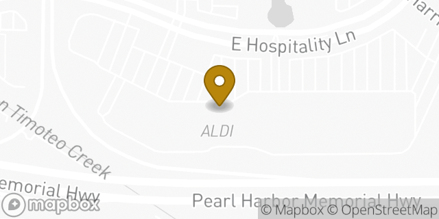 Map showing the location of Aldi in San Bernardino, CA 92408