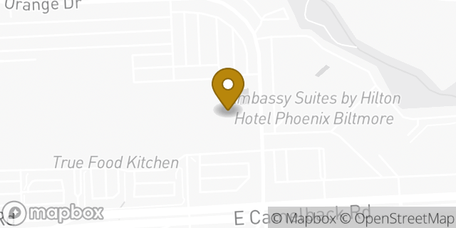 Map showing the location of Biltmore in Phoenix, AZ 85016