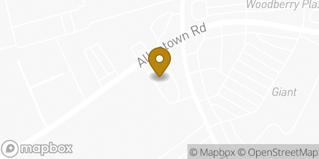 Map showing the location of McDonald's in Fort Washington, MD 20744