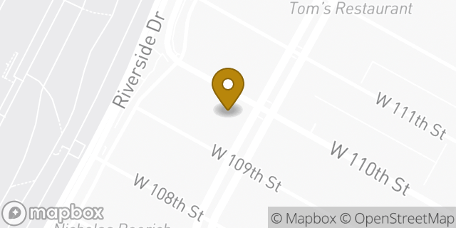 Map showing the location of CVS Pharmacy in New York, NY 10025