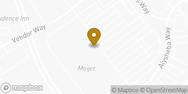 Map showing the location of Meijer in Lexington, KY 40509