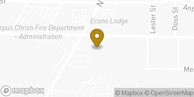 Map showing the location of EZPAWN in Corpus Christi, TX 78408