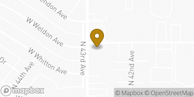 Map showing the location of Amazon Locker - Tamarac in Phoenix, AZ 85031