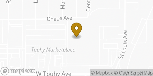 Map showing the location of Walmart in Skokie, IL 60076