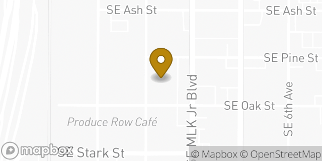 Map showing the location of FedEx ShipSite in Portland, OR 97214