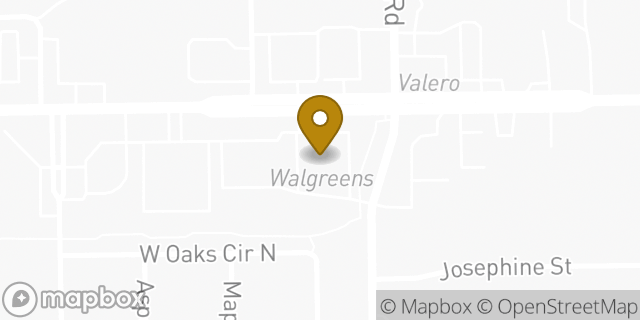 Map showing the location of ATM Walgreens in Pearland, TX
