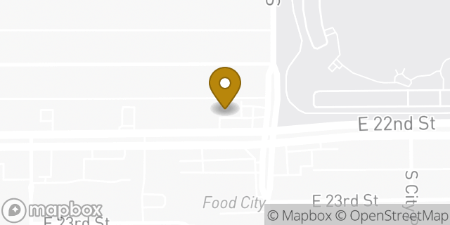 Map showing the location of Amazon Locker - Ujah in Tucson, AZ 85713