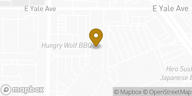 Map showing the location of Budget in Aurora, CO 80014