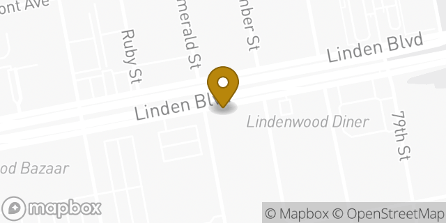 Map showing the location of Planet Fitness in Brooklyn, NY 11208