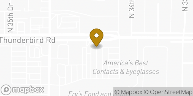 Map showing the location of ATM Fry's in Phoenix, AZ 85053