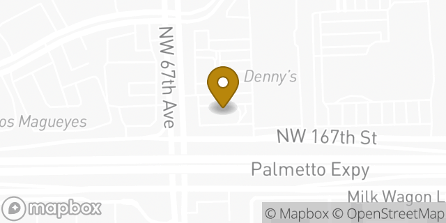 Map showing the location of McDonald's in Hialeah, FL 33015