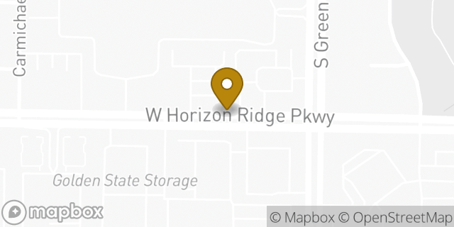 Map showing the location of AutoZone in Henderson, NV 89052