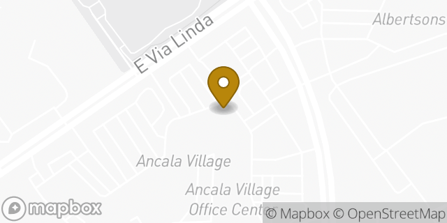 Map showing the location of Subway in Scottsdale, AZ 85259