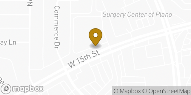 Map showing the location of Brookdale Collin Oaks in Plano, TX 75093