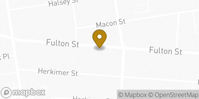 Map showing the location of Kids Foot Locker in Brooklyn, NY 11216
