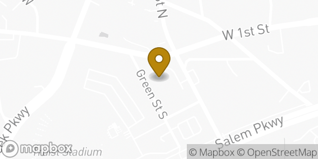 Map showing the location of CubeSmart Self Storage in Winston-Salem, NC 27101