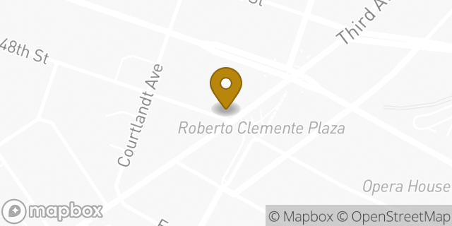 Map showing the location of Walgreens in New York, NY 10455