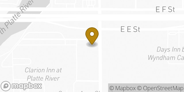 Map showing the location of Starbucks in Casper, WY 82601